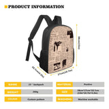 Punk Daypack School Backpack for Teens Boys Girls