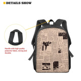 Punk Daypack School Backpack for Teens Boys Girls