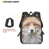 Teenage Girls Animal Print Backpack Multifunctional School Bag