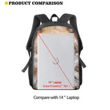 Teenage Girls Animal Print Backpack Multifunctional School Bag