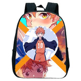 Haikyuu Shouyou Hinata Kids Backpack 12 Inch Waterproof