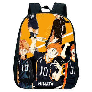 Haikyuu Shouyou Hinata Kids Backpack 12 Inch Waterproof