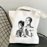 Haikyuu Shopping Bag Eco Canvas Reusable String Net Sacolas