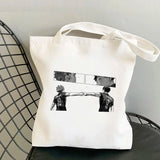 Haikyuu Shopping Bag Eco Canvas Reusable String Net Sacolas
