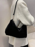 Plush Crossbody Bag Small Handbag for Women