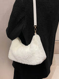 Plush Crossbody Bag Small Handbag for Women
