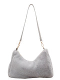 Plush Crossbody Bag Small Handbag for Women