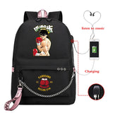 Hajime No Ippo Backpacks Harajuku KGB Schoolbags Anime Casual Backpacks