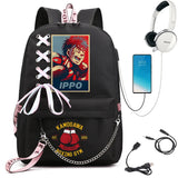 Hajime No Ippo Anime School Backpacks - Hot Harajuku KGB Shoulder Bags