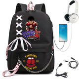 Hajime No Ippo Schoolbags Anime Shoulder Bags Harajuku KGB Backpack
