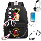 Hajime No Ippo Schoolbags Anime Shoulder Bags Harajuku KGB Backpack
