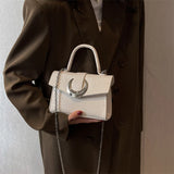 Crocodile Pattern Women Shoulder Bag Chain Messenger Clutch Purse