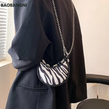 Half Moon Mini Tote bag High-quality PU Leather Women's Handbag