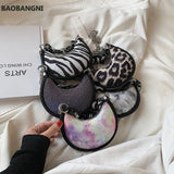 Half Moon Mini Tote bag High-quality PU Leather Women's Handbag