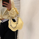 Half Moon Shoulder Bag Women Crossbody Casual Female Handbag