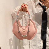 Half Moon Shoulder Bag Women Crossbody Casual Female Handbag