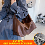 Half-Moon Small Shoulder Bag Vintage Crossbody Bag