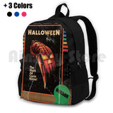 Halloween 1978 VHS Horror Movie Poster Outdoor Backpack
