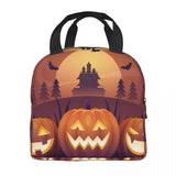 Halloween Background Lunch Bag Insulated Thermal Cooler Bento Lunch Box