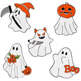 Halloween Boo Enamel Pins Funny Pumpkin Death Brooches Bag Lapel Button Badges