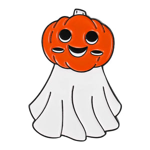 Halloween Boo Enamel Pins Funny Pumpkin Death Brooches Bag Lapel Button Badges