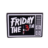 Classic Horror Movie Enamel Pin Brooches Bag Lapel Pin Cartoon Jewelry