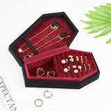 Halloween Coffin Shape Jewelry Box Display Storage Cases