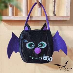 Halloween Handheld Pumpkin Bag Candy Bag Velvet Gift Bag