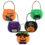 Halloween Handheld Pumpkin Bag Candy Bag Velvet Gift Bag