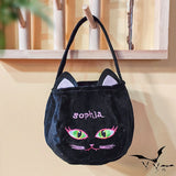 Halloween Handheld Pumpkin Bag Candy Bag Velvet Gift Bag