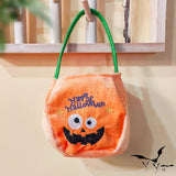 Halloween Handheld Pumpkin Bag Candy Bag Velvet Gift Bag
