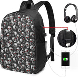 Halloween Elements Backpack with USB Charging Port