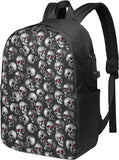 Halloween Elements Backpack with USB Charging Port