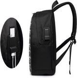 Halloween Elements Backpack with USB Charging Port