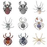 Halloween Spider Shaped Brooch Retro Corsage Pin