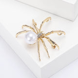 Halloween Spider Shaped Brooch Retro Corsage Pin
