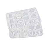 Geometric Skull Love Earring Silicone Mold for Crafts