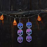 Halloween Geometric Skull Pumpkin Earrings Pendant Keychain Mold