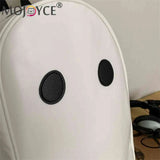 Halloween Ghost College Backpacks Women Men Harajuku Shoulder Backpack