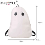 Halloween Ghost College Backpacks Women Men Harajuku Shoulder Backpack