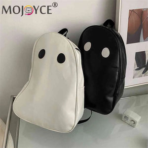 Halloween Ghost College Backpacks Women Men Harajuku Shoulder Backpack
