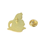 Ghost Cats Enamel Pins Kitten in Mug Cup Brooches Girls Jewelry