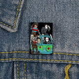 Horror Movie Killer Friends Printed Pins