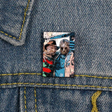 Horror Movie Killer Friends Printed Pins