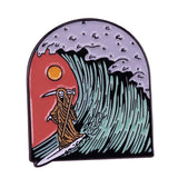 Halloween Horror Movies Enamel Pins Funny Anime Figure Metal Cartoon
