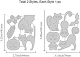 Halloween Hot Foil Plate Cat Pumpkin Bat DIY Foil Embossing