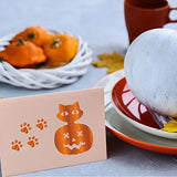 Halloween Hot Foil Plate Cat Pumpkin Bat DIY Foil Embossing