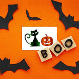 Halloween Hot Foil Plate Cat Pumpkin Bat DIY Foil Embossing