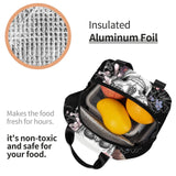 Skull Cooler Bag Insulated Lunch Box Water-resistant Thermal Soft Liner