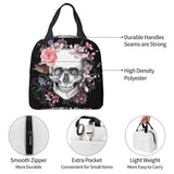 Skull Cooler Bag Insulated Lunch Box Water-resistant Thermal Soft Liner